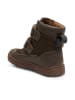bisgaard Leder-Boots in Braun/ Anthrazit