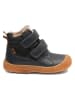 bisgaard Leder-Winterboots in Dunkelblau