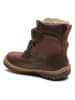 bisgaard Leder-Winterboots in Braun