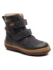 bisgaard Leder-Winterboots in Dunkelblau