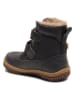 bisgaard Leder-Winterboots in Dunkelblau