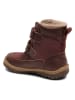 bisgaard Leder-Winterboots in Bordeaux