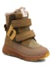 bisgaard Leder-Winterboots in Khaki