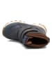 bisgaard Leder-Boots in Dunkelblau