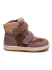 bisgaard Leder-Boots in Lila
