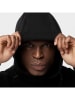 Siroko Functionele hoodie "Black Square" zwart