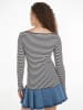 Tommy Hilfiger Longsleeve in Schwarz/ Weiß