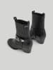 Pepe Jeans FOOTWEAR Leren enkellaarzen "Luna Rock" zwart