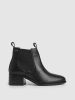 Pepe Jeans FOOTWEAR Leren chelseaboots "Bonnie Wish" zwart