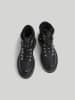 Pepe Jeans FOOTWEAR Skórzane botki "Queen Ice" w kolorze czarnym