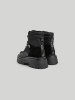 Pepe Jeans FOOTWEAR Leren boots "Queen Ice" zwart
