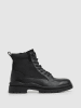 Pepe Jeans FOOTWEAR Leder-Boots "Brad" in Schwarz