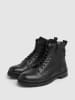 Pepe Jeans FOOTWEAR Leder-Boots "Brad" in Schwarz