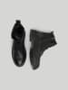 Pepe Jeans FOOTWEAR Leder-Boots "Brad" in Schwarz