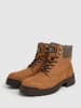 Pepe Jeans FOOTWEAR Leren boots "Harry" lichtbruin