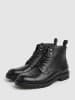 Pepe Jeans FOOTWEAR Leder-Boots "Logan" in Schwarz