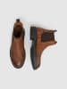 Pepe Jeans FOOTWEAR Leren chelseaboots "Logan" lichtbruin