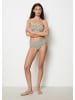 Marc O´Polo Bikini-Oberteil in Creme/ Dunkelgrün