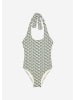 Marc O´Polo Bodywear Badpak crème/donkergroen