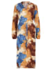 CARTOON Kleid in Braun/ Blau