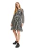 CARTOON Kleid in Schwarz/ Creme