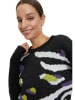 CARTOON Pullover in Schwarz/ Weiß