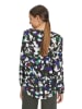 CARTOON Bluse in Dunkelblau/ Weiß