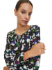 CARTOON Bluse in Dunkelblau/ Weiß