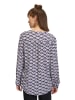 CARTOON Blouse wit/paars/grijs