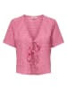 JDY Blouse roze/wit