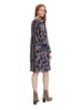 Betty Barclay Kleid in Dunkelblau/ Camel