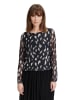 Betty Barclay Bluse in Dunkelblau/ Creme
