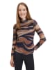 Betty Barclay Longsleeve in Camel/ Dunkelblau