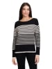 Betty Barclay Pullover in Schwarz/ Creme