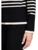 Betty Barclay Pullover in Schwarz/ Creme