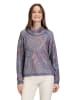 Betty Barclay Rollkragenpullover in Lila/ Blau