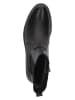 Caprice Leder-Boots in Schwarz