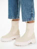 Tommy Hilfiger Shoes Chelsea-Boots in Beige/ Weiß