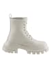 Tommy Hilfiger Shoes Leder-Boots in Weiß
