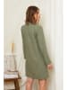 Curvy Lady Leinen-Kleid in Oliv