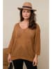 Curvy Lady Trui lichtbruin