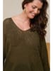 Curvy Lady Pullover in Khaki