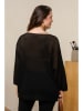 Curvy Lady Pullover in Schwarz