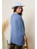 Curvy Lady Cardigan in Blau