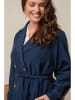 Curvy Lady Trenchcoat in Dunkelblau