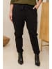Curvy Lady Cargohose in Schwarz