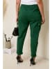 Curvy Lady Cargobroek groen