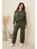 Curvy Lady Hose in Khaki