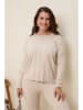 Curvy Lady Pullover in Beige