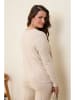 Curvy Lady Pullover in Beige